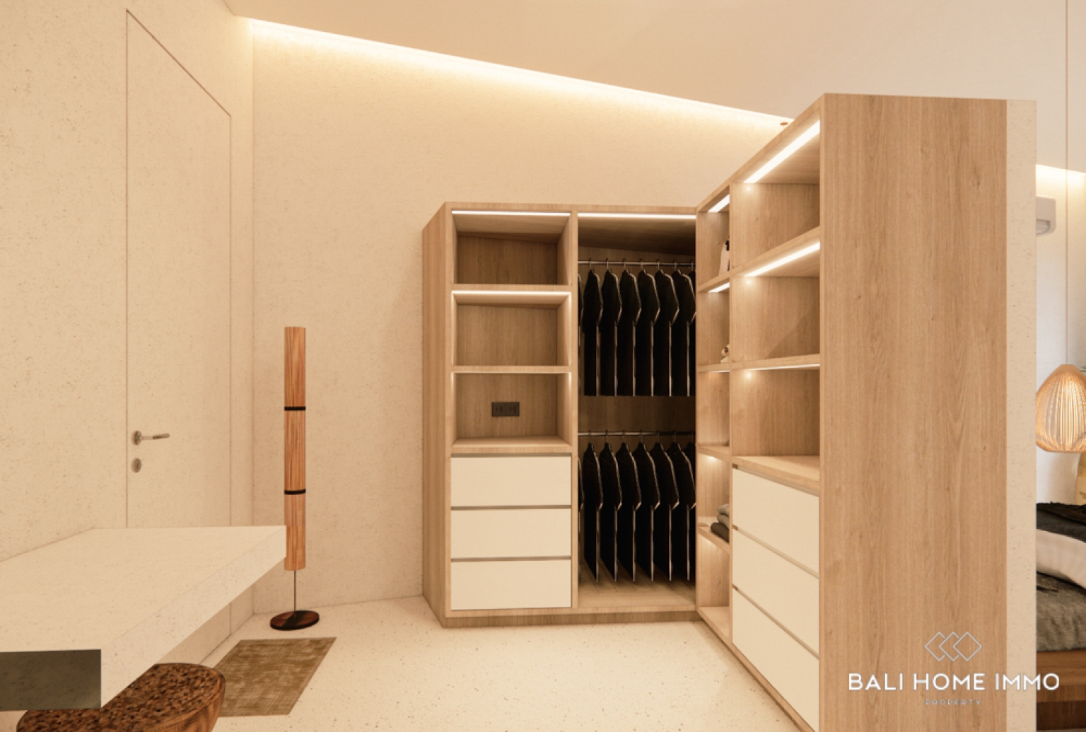 VILLA 3 KAMAR TIDUR YANG HAMPIR SELESAI DIBANGUN DENGAN PANDANGAN LAUT DI BINGIN view 12