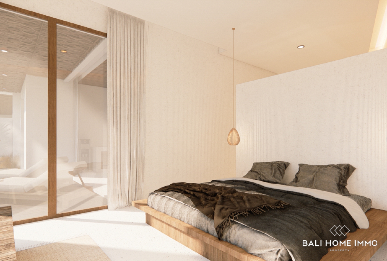 VILLA 3 KAMAR TIDUR YANG HAMPIR SELESAI DIBANGUN DENGAN PANDANGAN LAUT DI BINGIN view 8