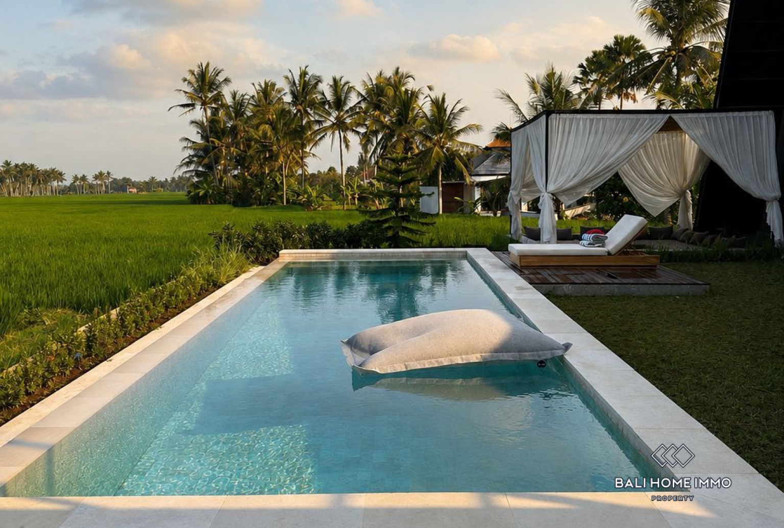 Brand new modern 3 Bedrooms villa with ricefield view in Bali Ubud view 15