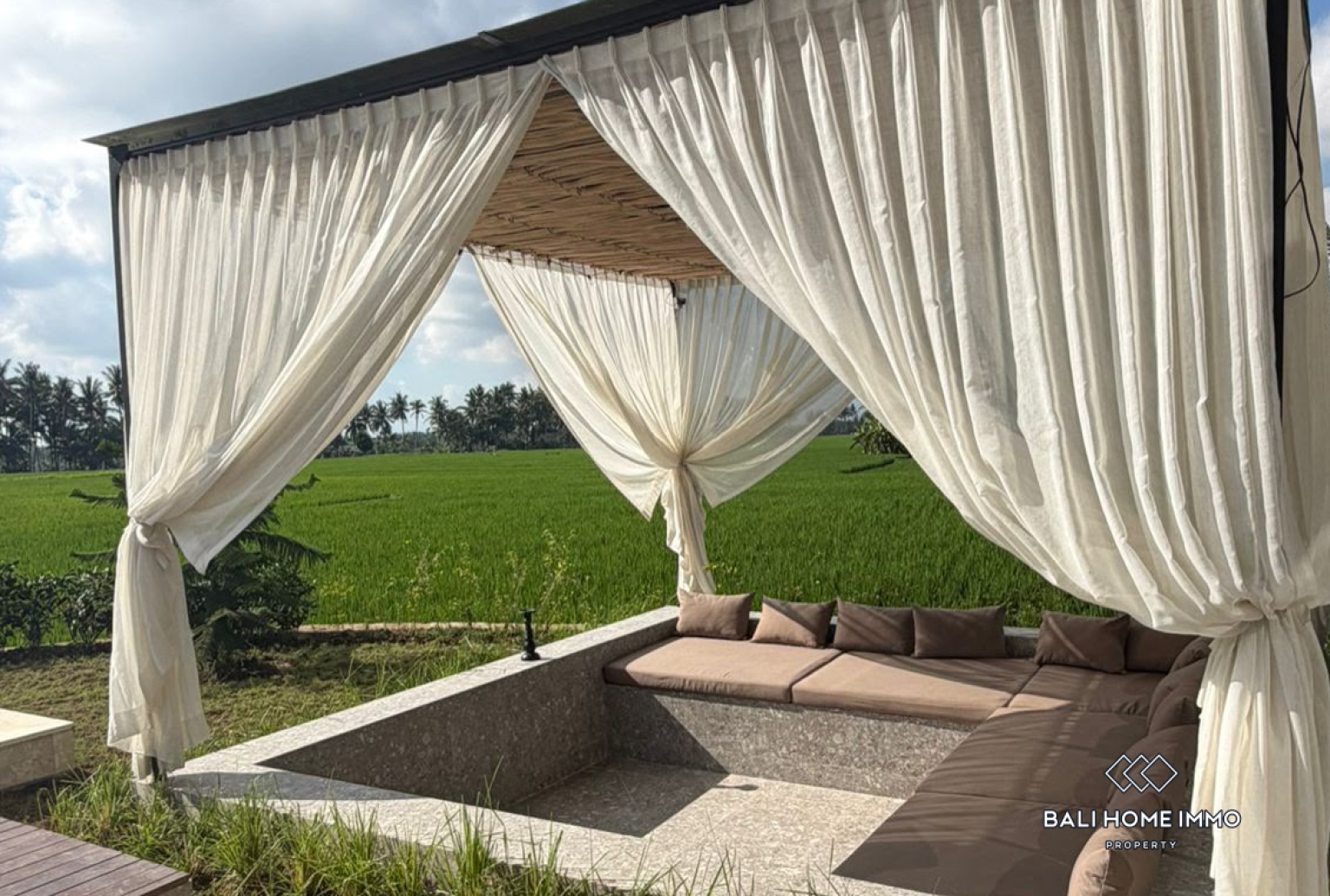Brand new modern 3 Bedrooms villa with ricefield view in Bali Ubud view 16