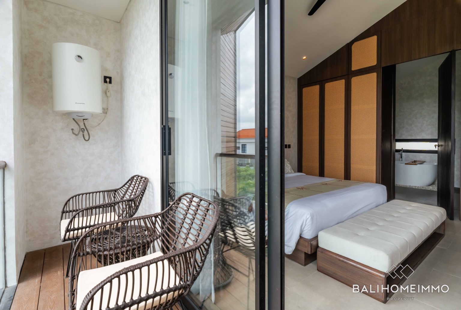 VILLA NEUVE DE 2 CHAMBRES À VENDRE EN BAIL À PERERENAN, BALI view 17