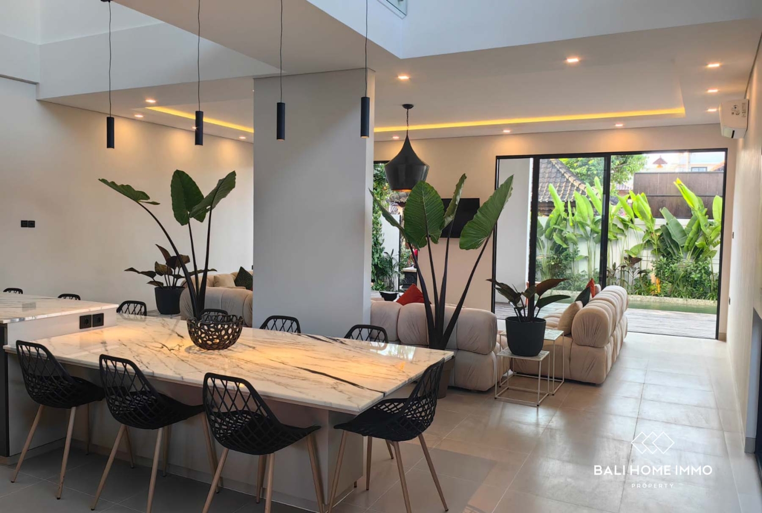 Villa neuve de 3 chambres à coucher à vendre en bail emphytéotique à Sanur, Bali view 4