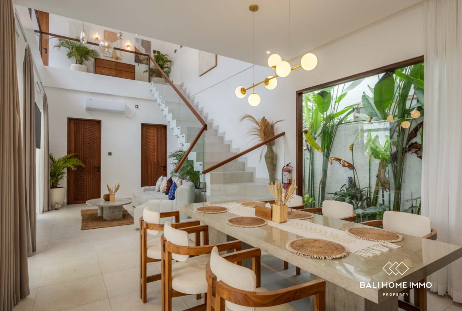NEW BUILT NEAR BEACH 3 BEDROOM VILLA FOR SALE LEASEHOLD in SESEH BALI view 4