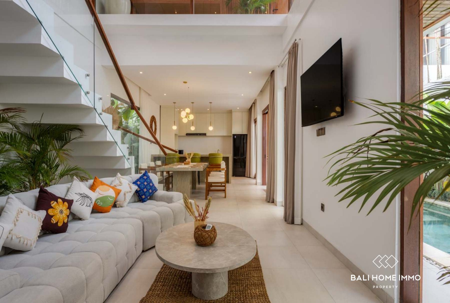 NEW BUILT NEAR BEACH 3 BEDROOM VILLA FOR SALE LEASEHOLD in SESEH BALI view 3