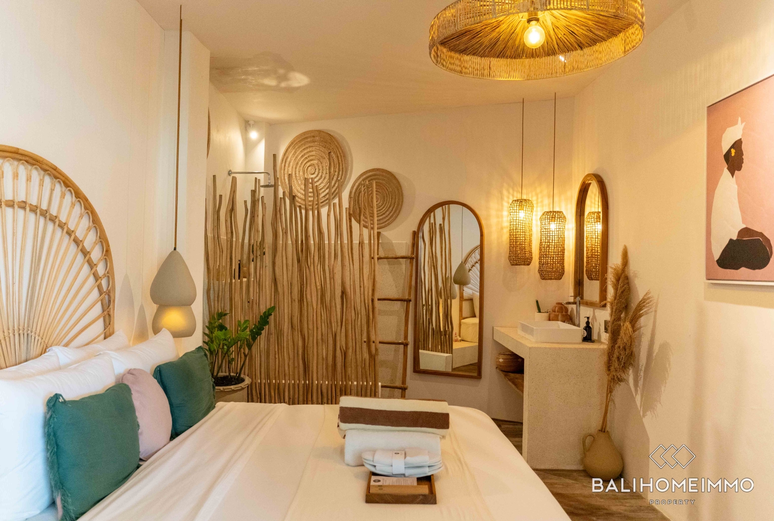 NEWLY BUILD 4 BEDROOM VILLA FOR SALE LEASEHOLD IN BERAWA BALI view 23