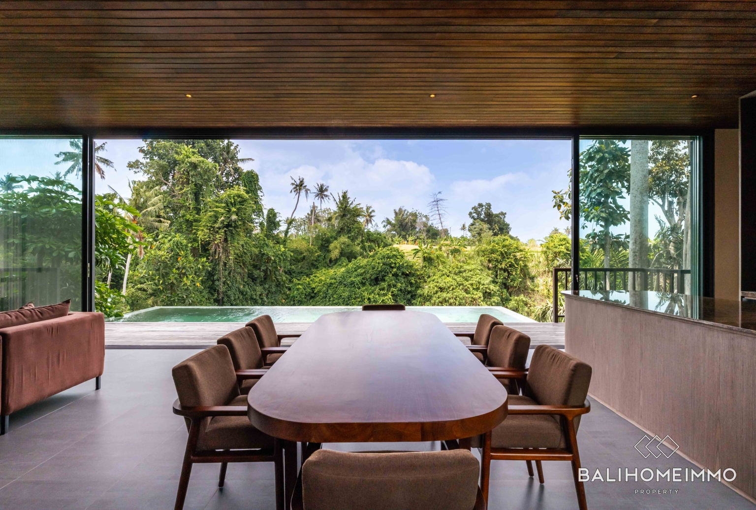 Villa neuve de 4 chambres avec vue sur la rivière à vendre en bail emphytéotique à Kaba-Kaba, Bali view 8