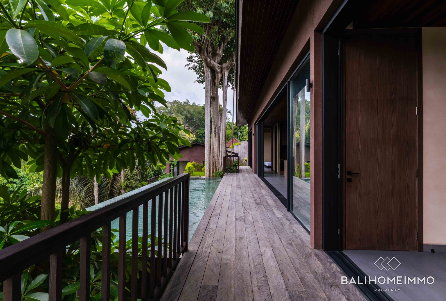 Villa neuve de 4 chambres avec vue sur la rivière à vendre en bail emphytéotique à Kaba-Kaba, Bali view 12