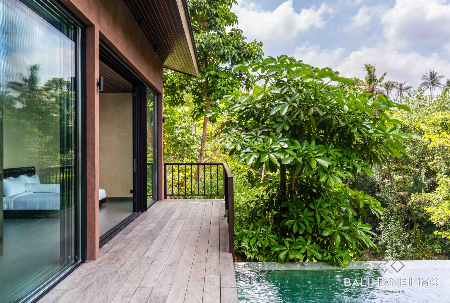 Villa neuve de 4 chambres avec vue sur la rivière à vendre en bail emphytéotique à Kaba-Kaba, Bali view 13