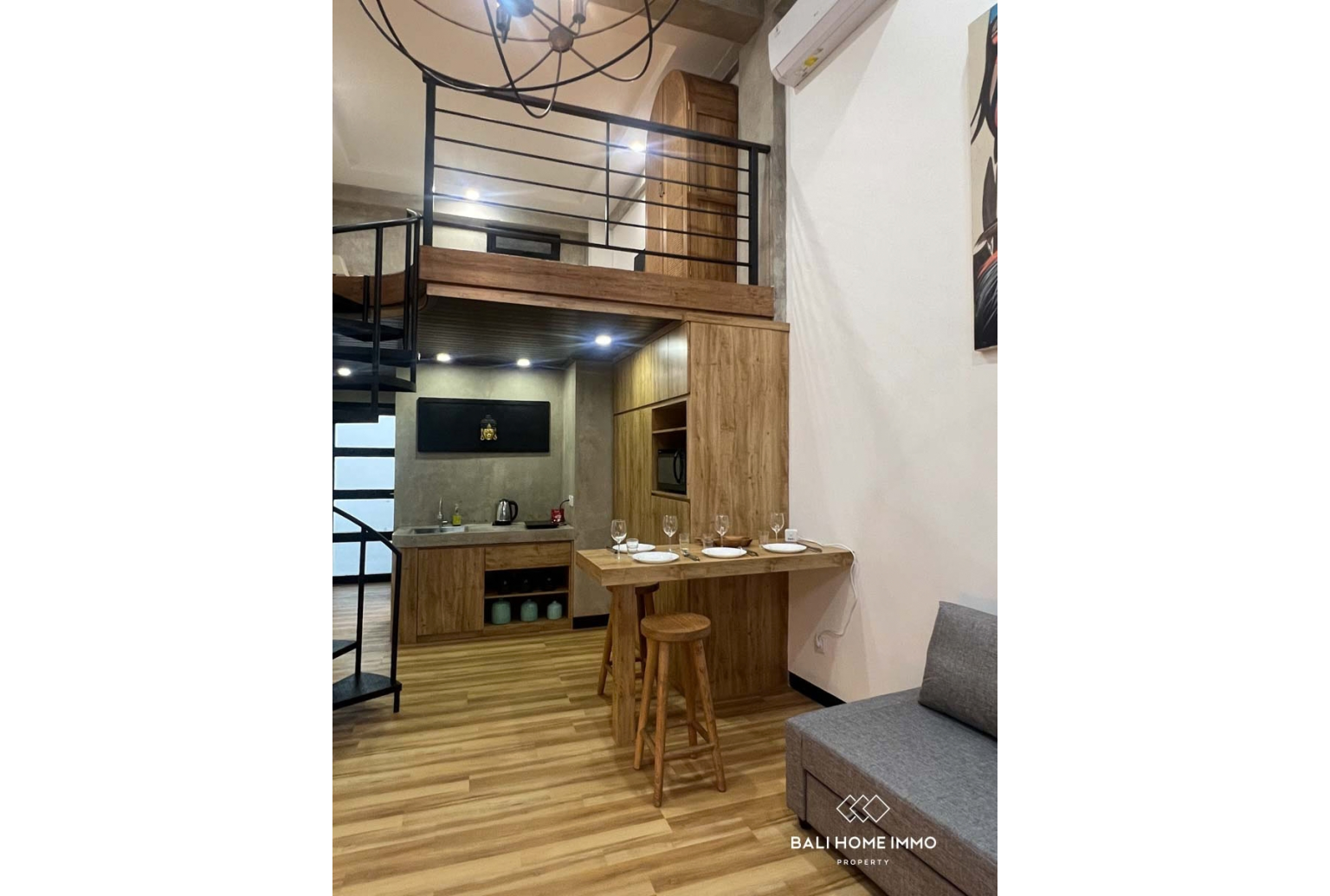 Newly renovated 1 bedroom loft for sale in Seminyak Bali view 6