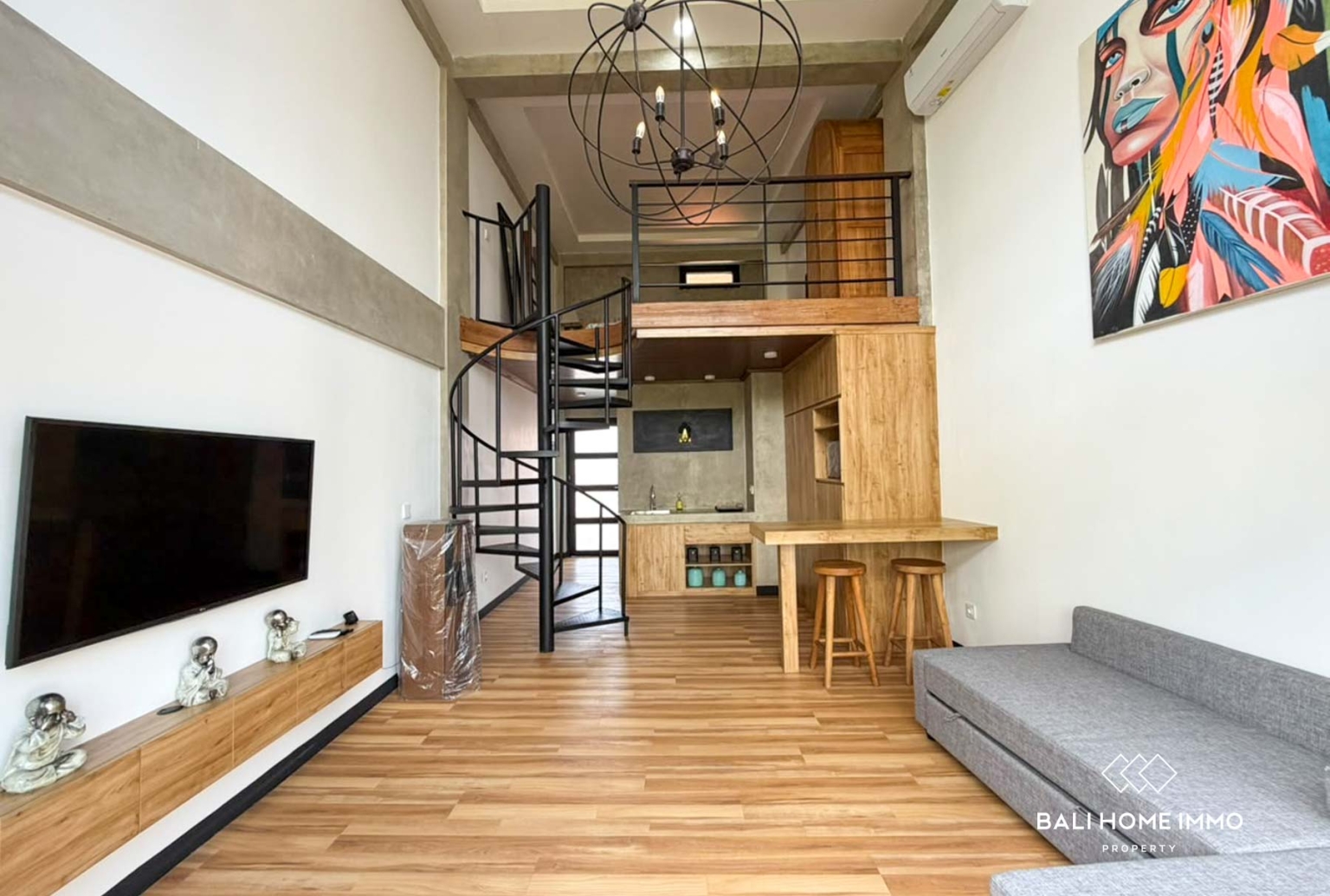 Newly renovated 1 bedroom loft for sale in Seminyak Bali view 2
