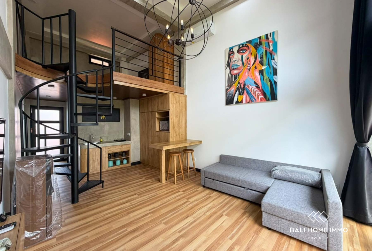 Newly renovated 1 bedroom loft for sale in Seminyak Bali view 3