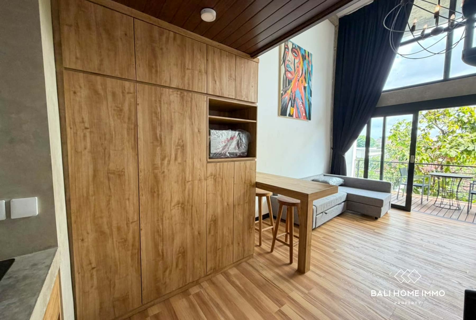 Newly renovated 1 bedroom loft for sale in Seminyak Bali view 4