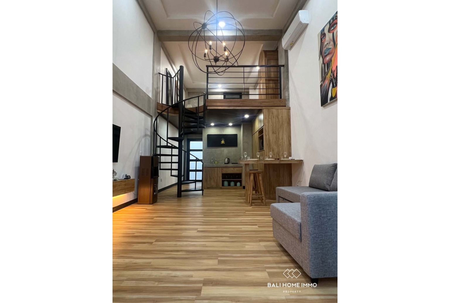 Newly renovated 1 bedroom loft for sale in Seminyak Bali view 5