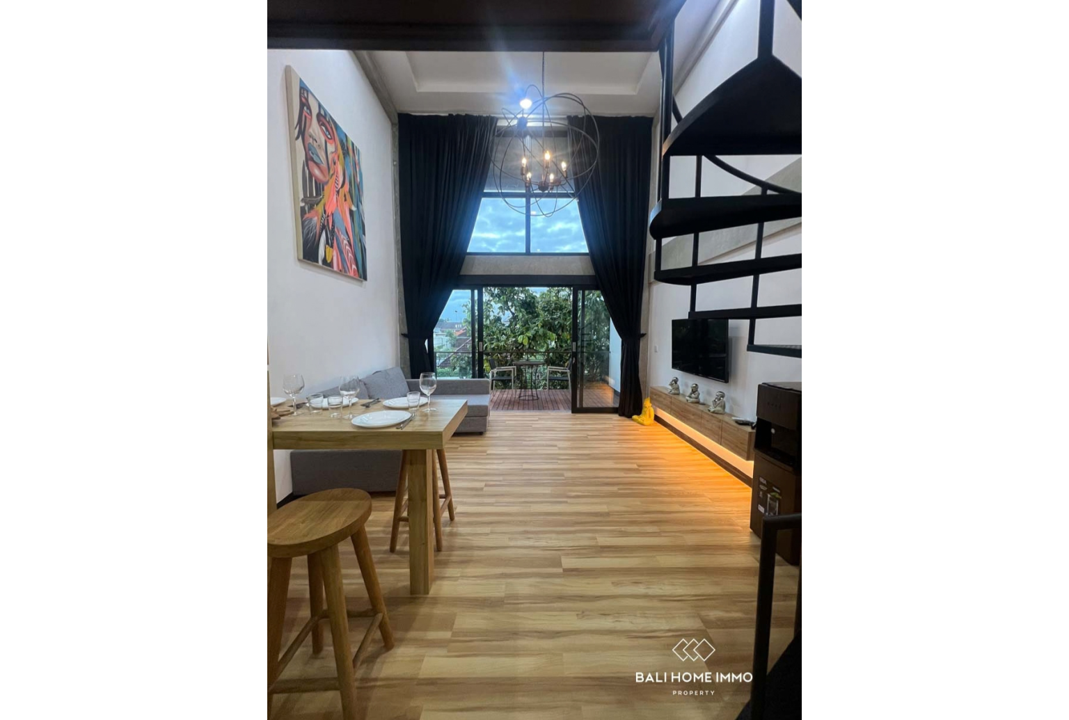 Newly renovated 1 bedroom loft for sale in Seminyak Bali view 7