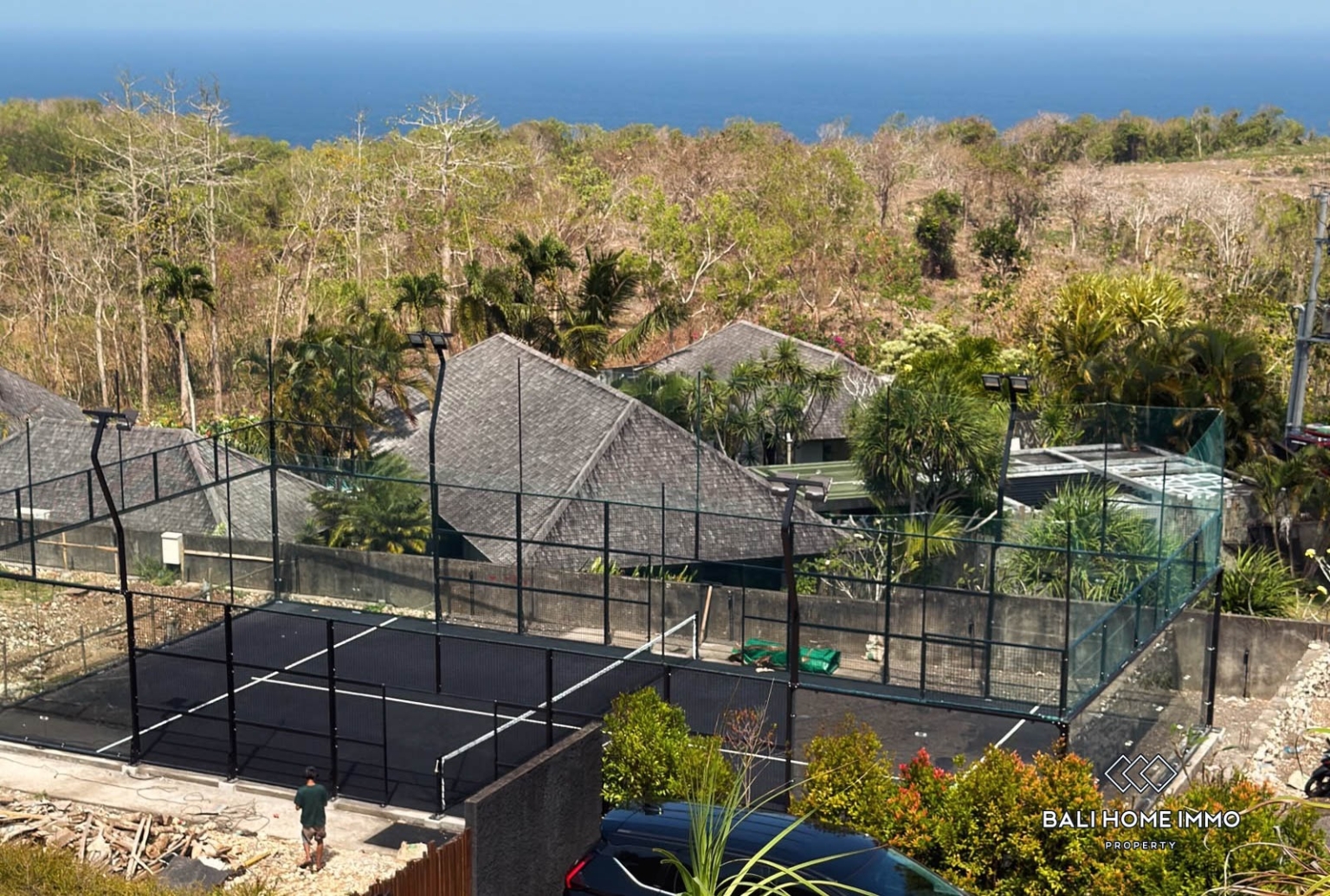 Villa de 6 chambres avec vue sur l'océan et terrain de padel privé à louer au mois à Bali view 31