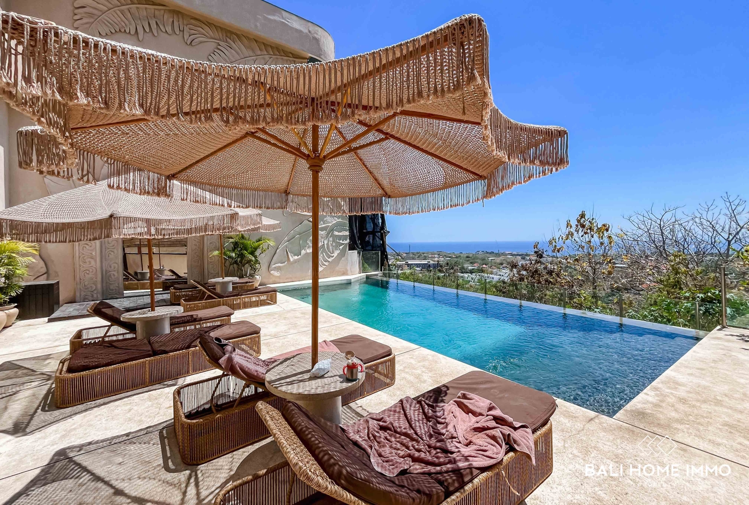 OCEAN VIEW 2 BEDROOMS TOWNHOUSE FOR YEARLY RENTAL IN BINGIN view 2