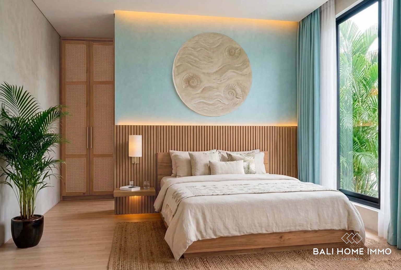 Ocean View Modern Tropical 3-Bedroom Villa for Sale Leasehold Near Balangan Beach view 8