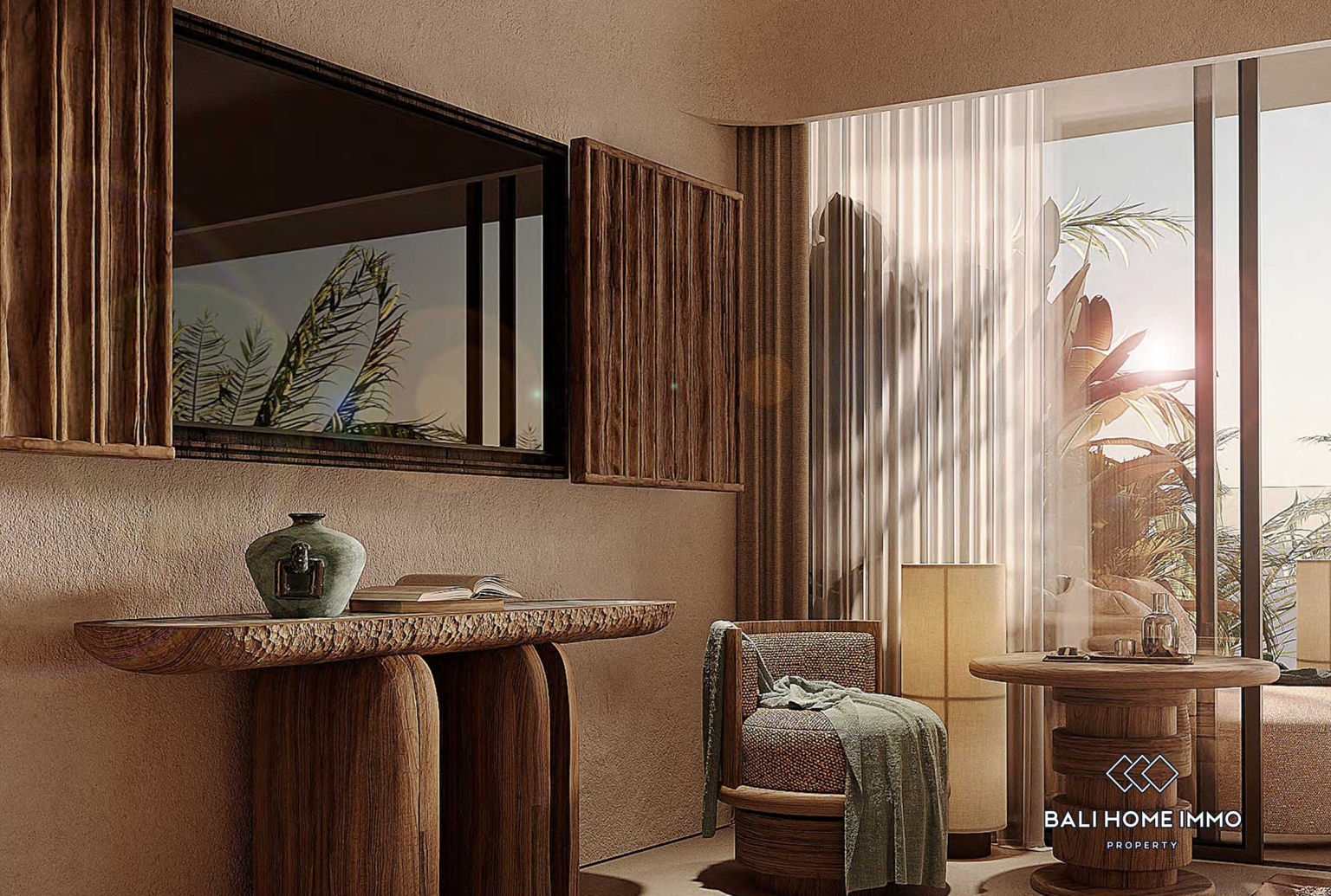 Off Plan 1 Bedroom Apartment for Leasehold with Jungle and Ocean View in Seseh Bali view 4
