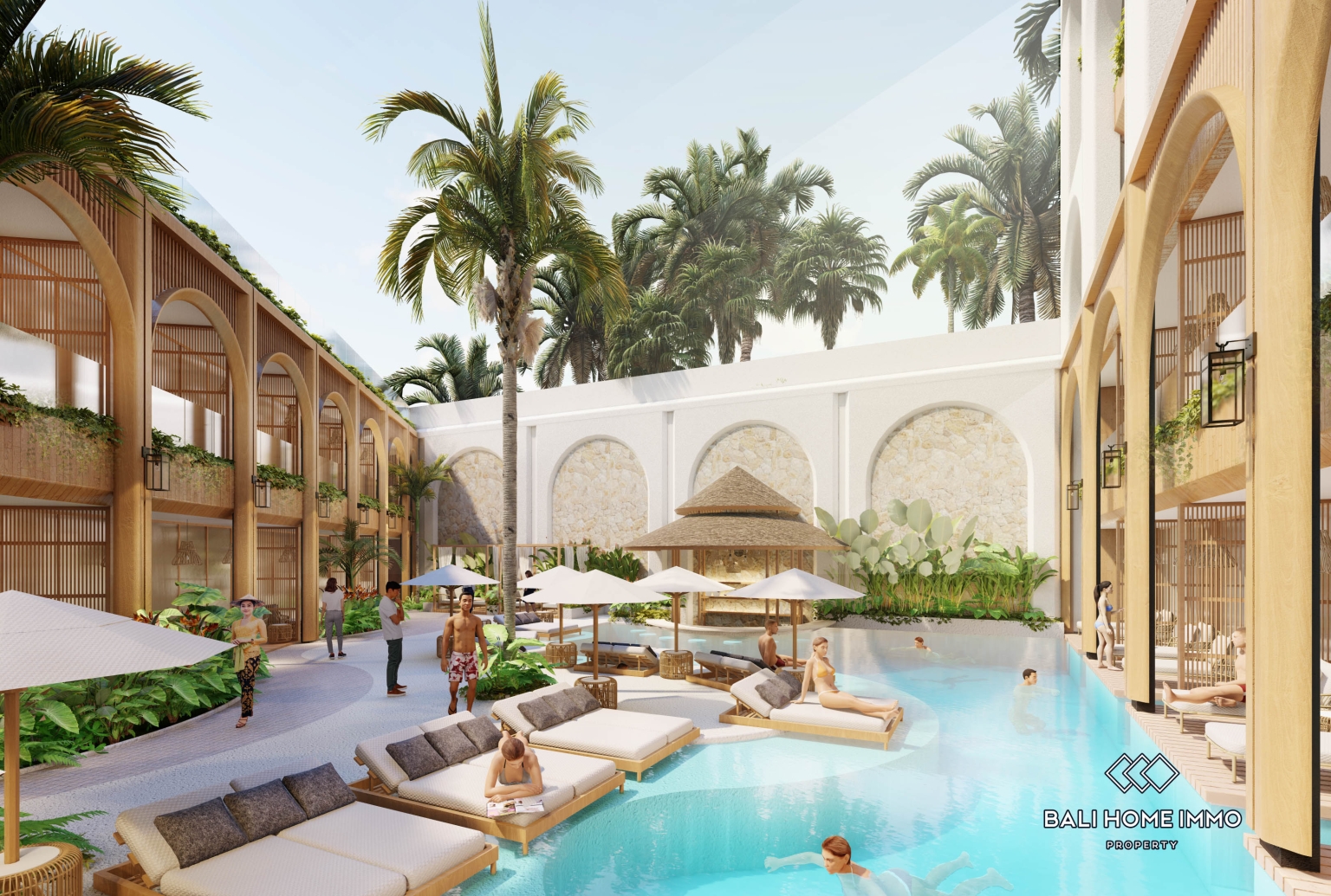 OFF PLAN 1 BEDROOM APARTMENT FOR SALE LEASEHOLD IN BINGIN NEAR DREAMLAND BEACH view 2