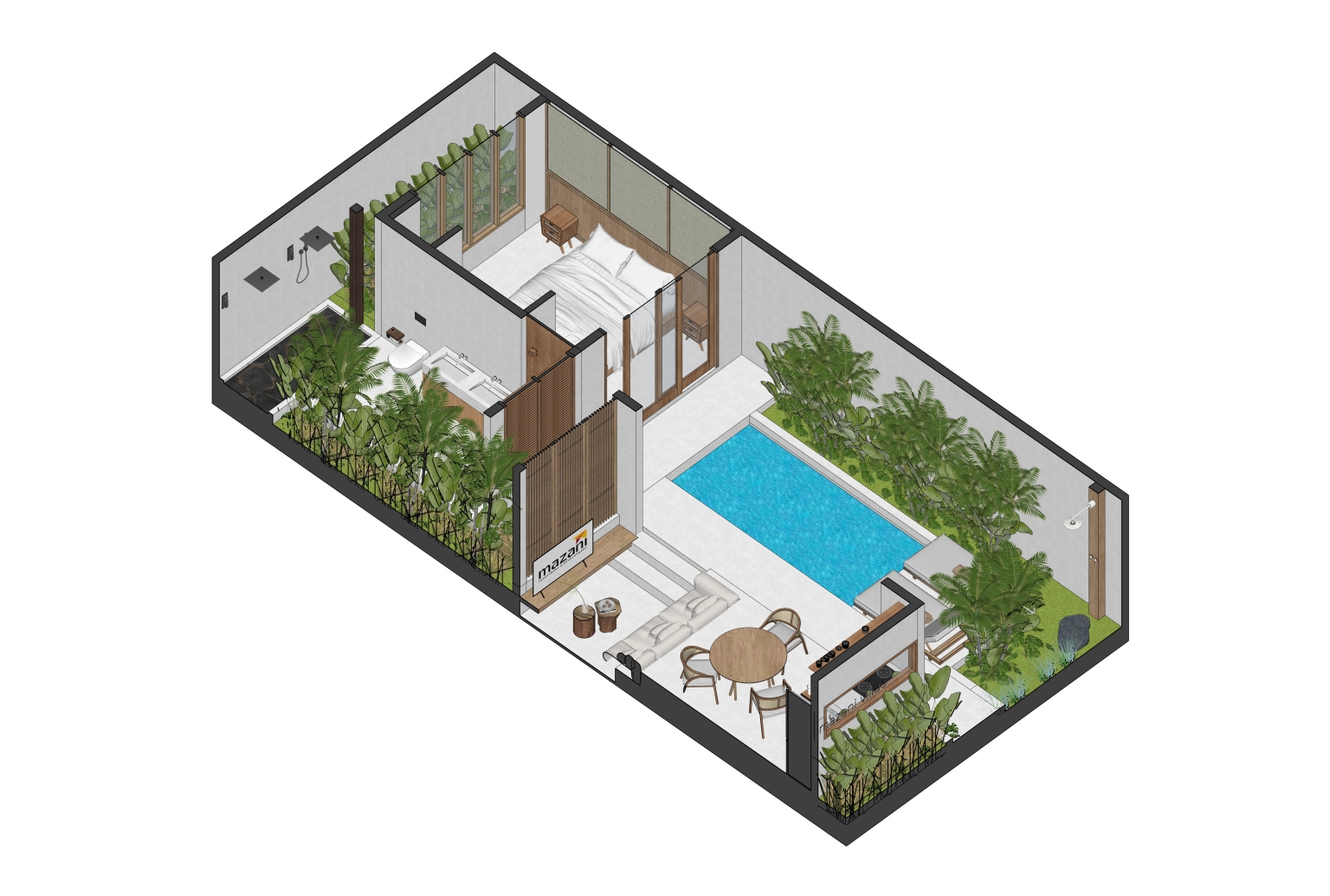 Off-plan 1 Bedroom Freehold Villa in Pink Zone Kuta Lombok Near Mandalika Circuit view 12