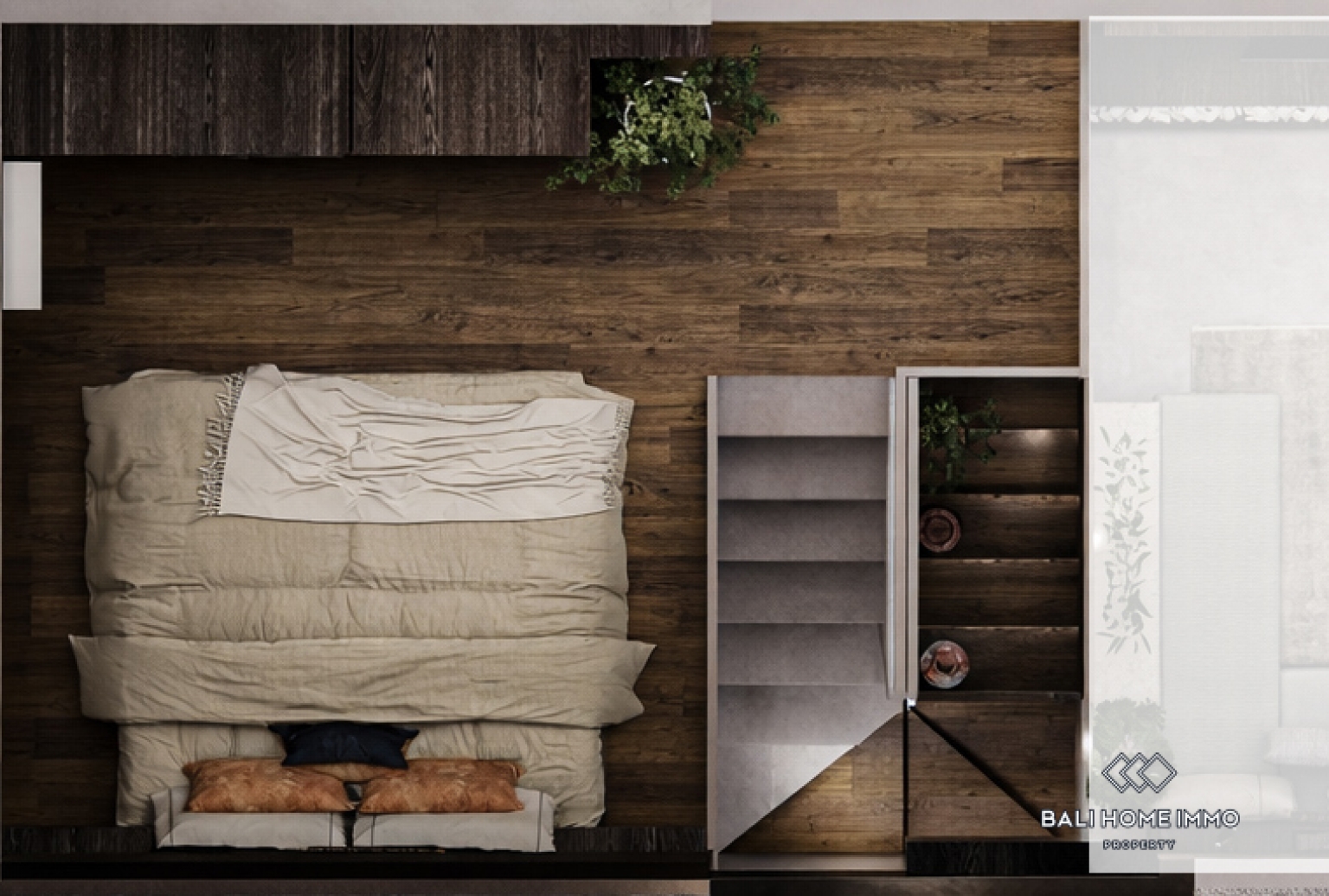 Loft 1 chambre sur plan à vendre en bail à Bali Canggu Batu Bolong Echo beach view 11