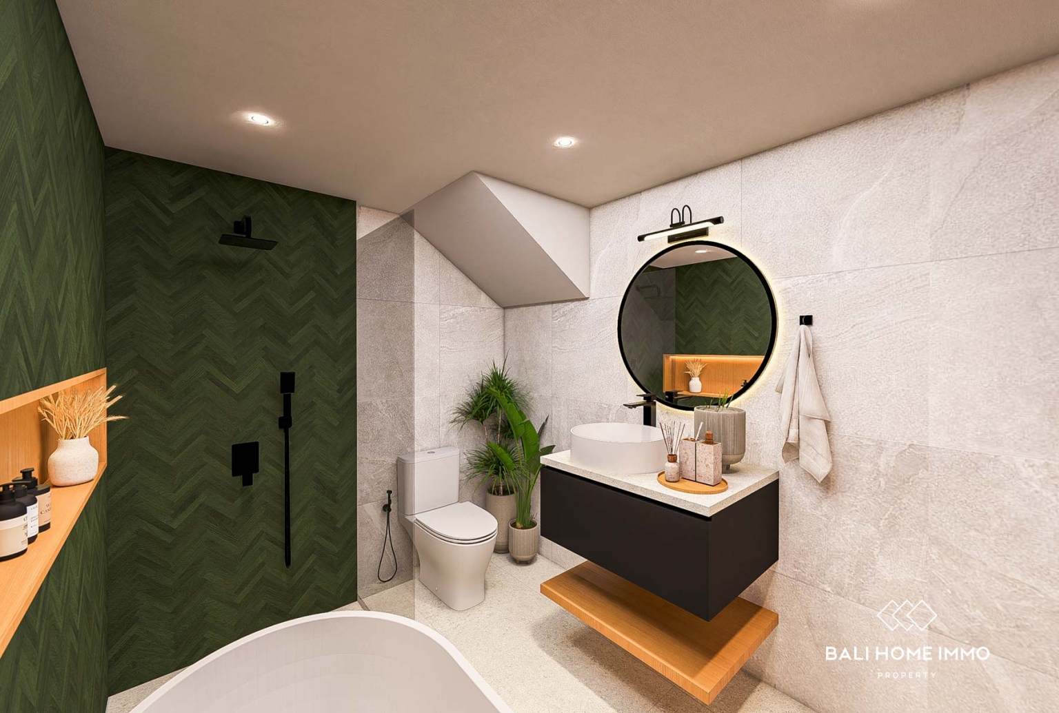 OFF PLAN 1 BEDROOM MEZZANINE LOFT FOR LEASEHOLD SALE in UMALAS BALI view 11