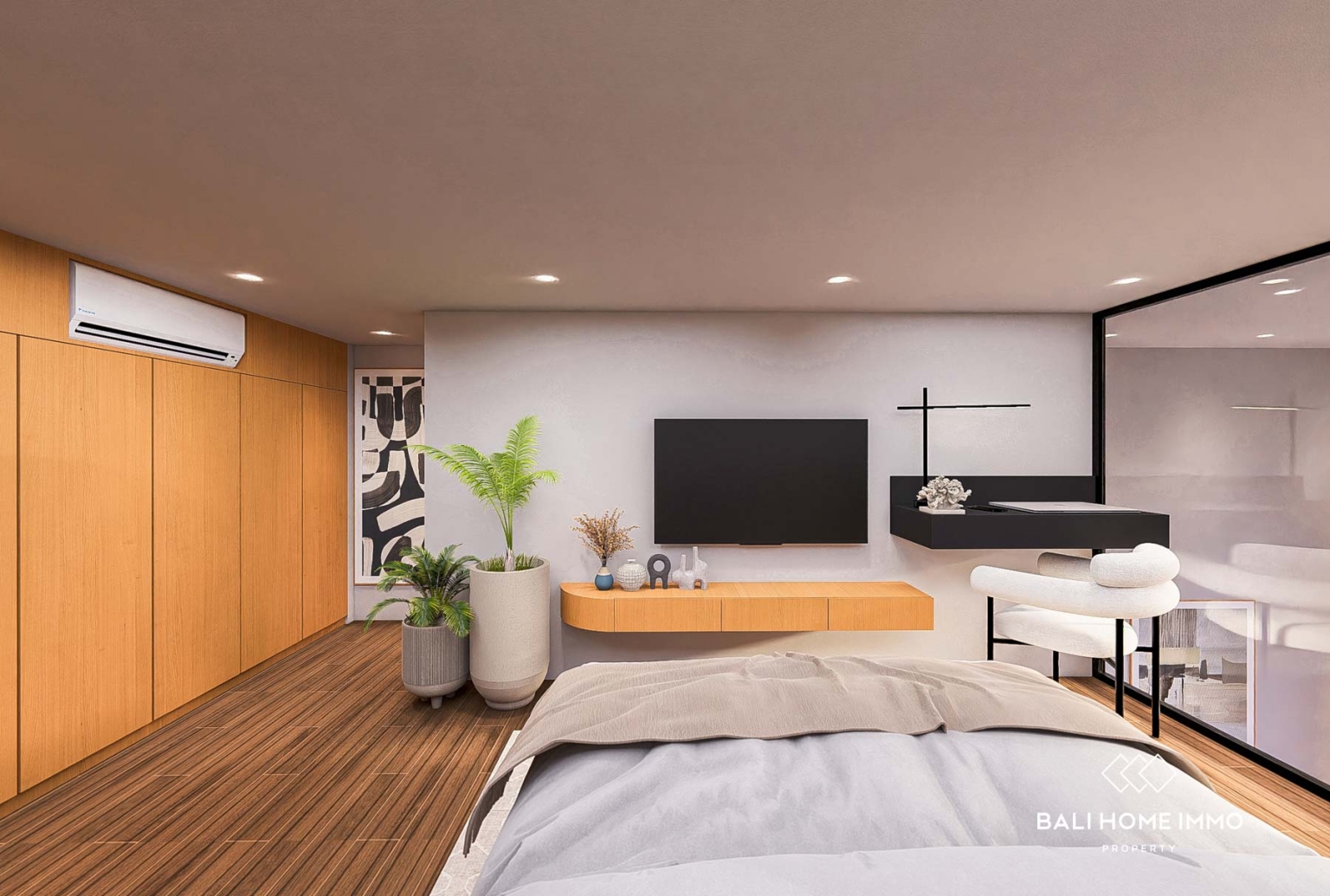 OFF PLAN 1 BEDROOM MEZZANINE LOFT FOR LEASEHOLD SALE in UMALAS BALI view 5