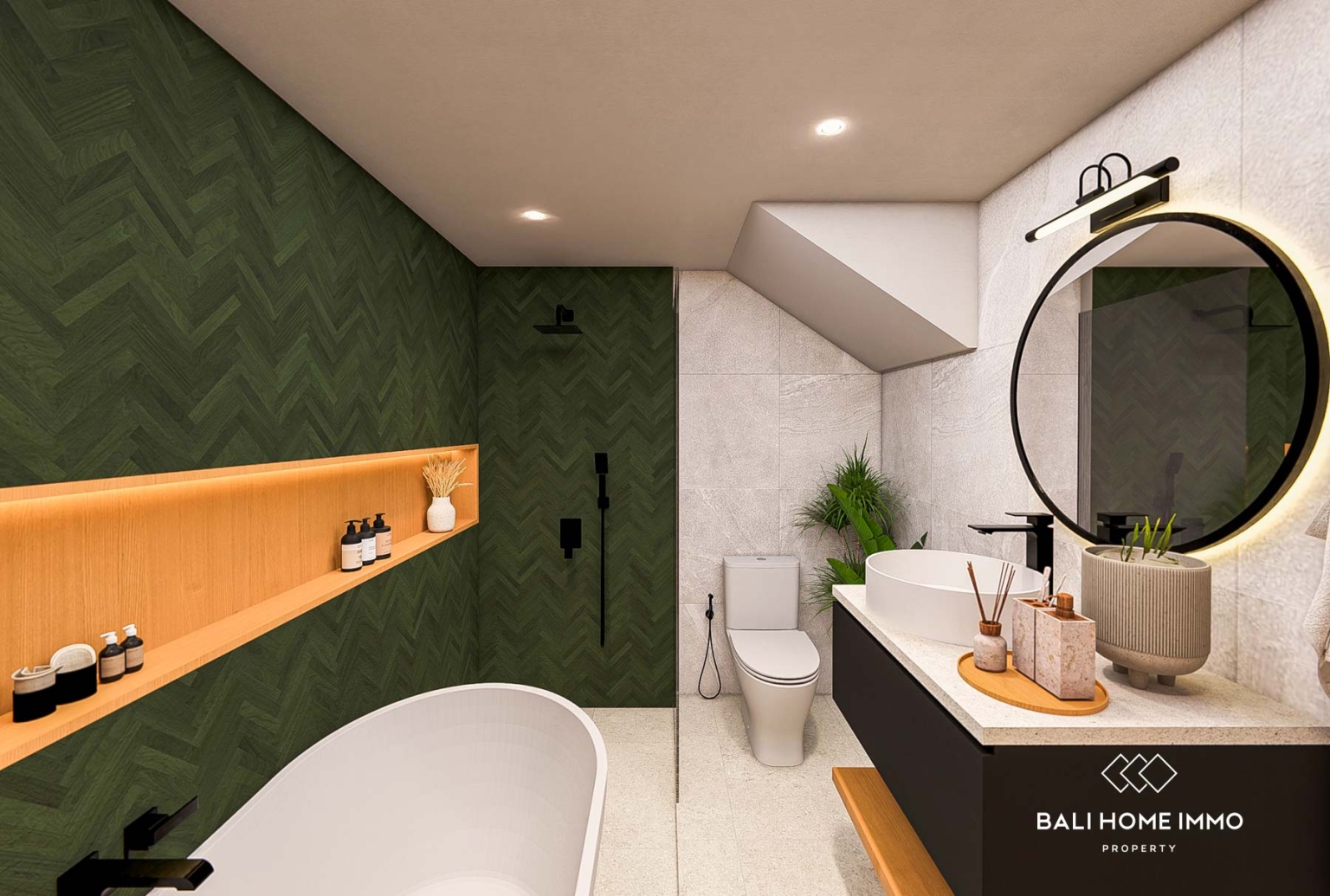 OFF PLAN 1 BEDROOM MEZZANINE LOFT FOR LEASEHOLD SALE in UMALAS BALI view 9