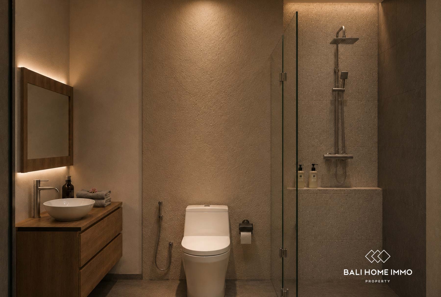 Apartemen loft mezzanine 1 kamar off-plan dijual di Kerobokan, Bali. view 11