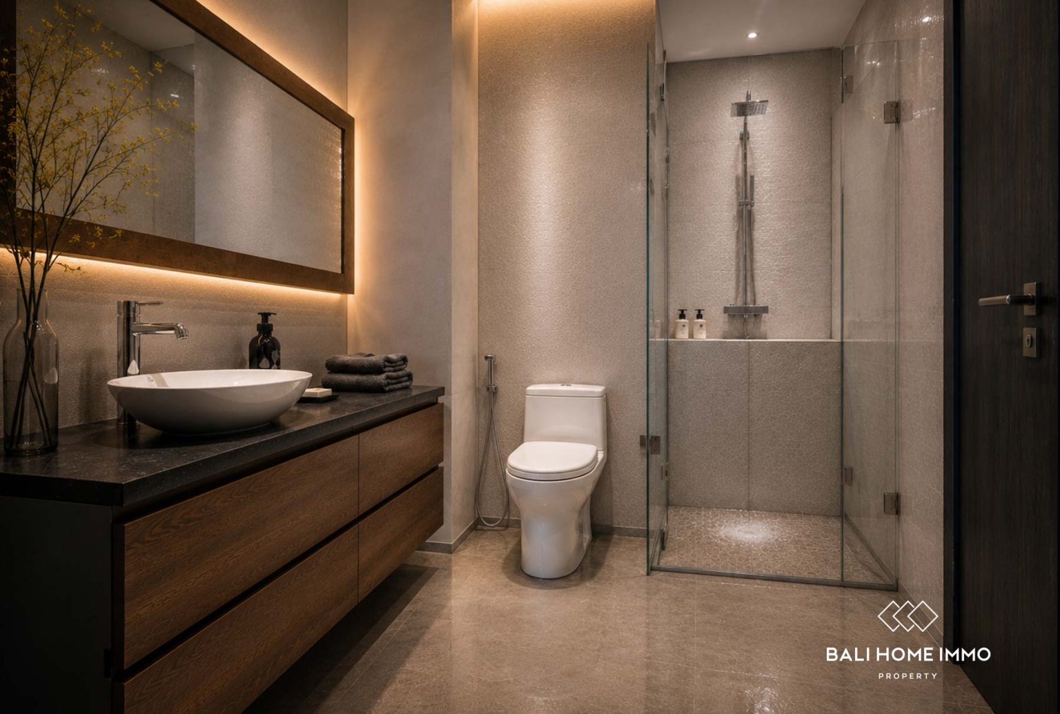 Apartemen loft mezzanine 1 kamar off-plan dijual di Kerobokan, Bali. view 12