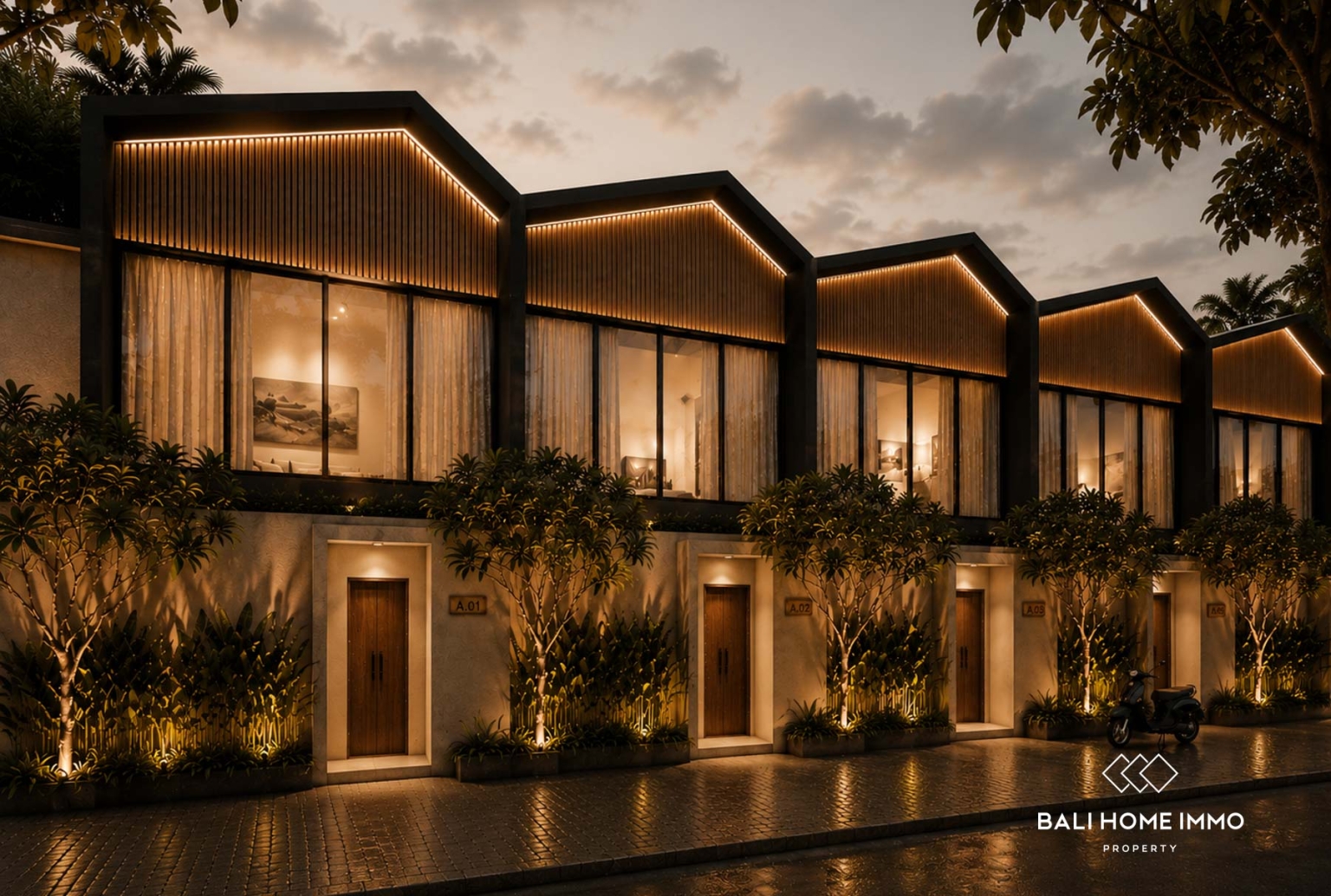Apartemen loft mezzanine 1 kamar off-plan dijual di Kerobokan, Bali. view 18