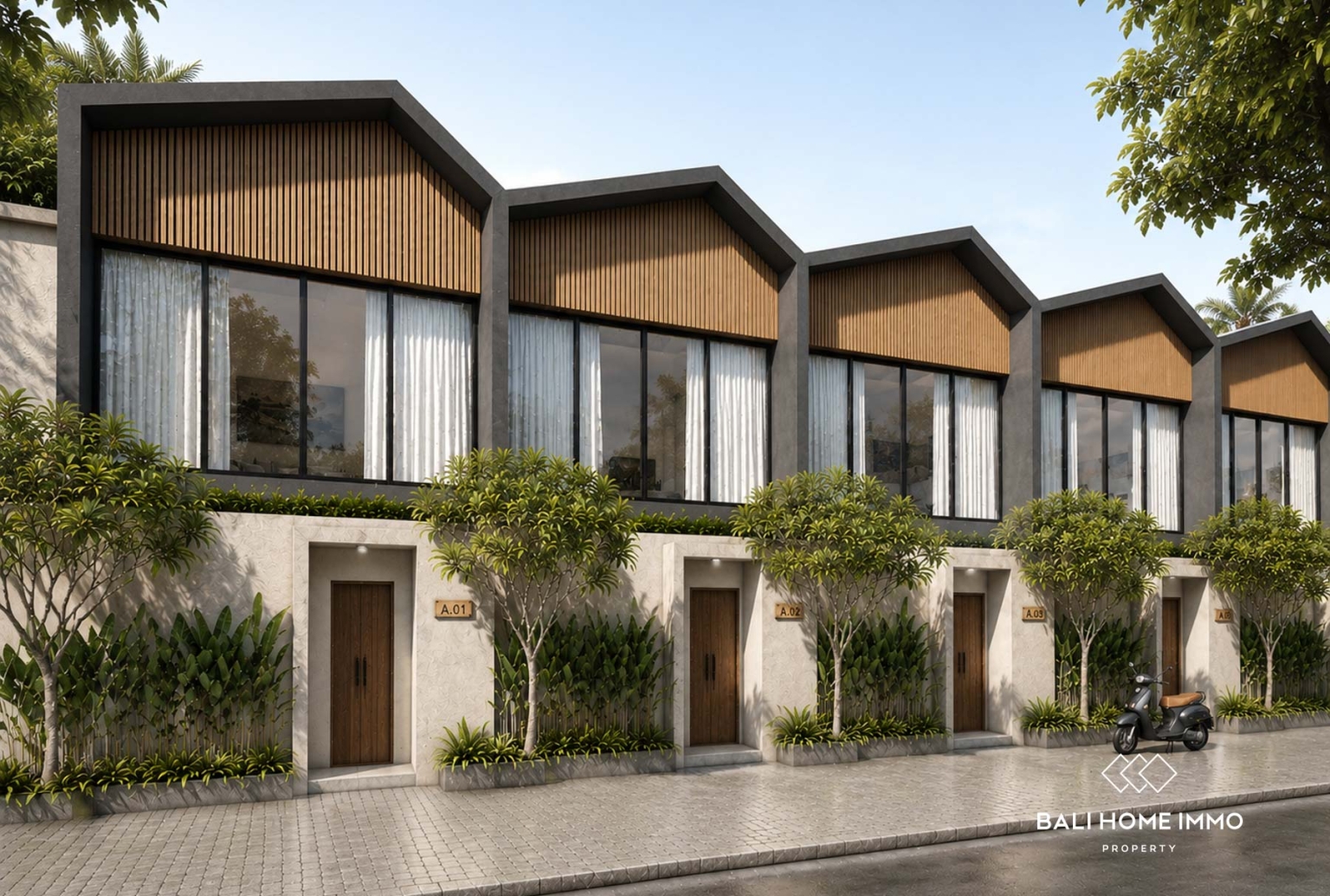 Apartemen loft mezzanine 1 kamar off-plan dijual di Kerobokan, Bali. view 16