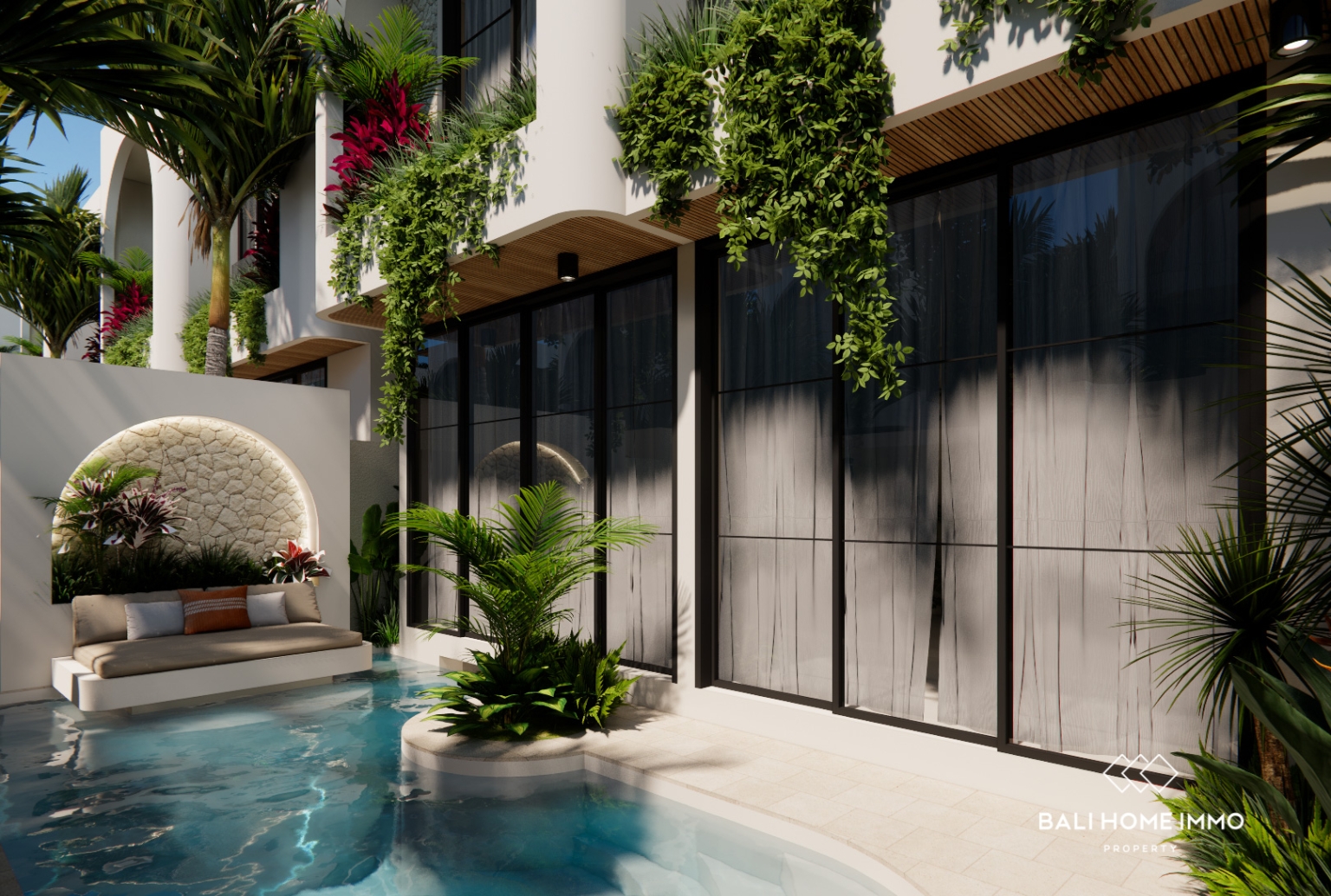 PROPERTI MODERN 1 KAMAR TIDUR DALAM KONDISI OFF-PLAN, DIJUAL DENGAN HAK MILIK SEWA DI PECATU view 5
