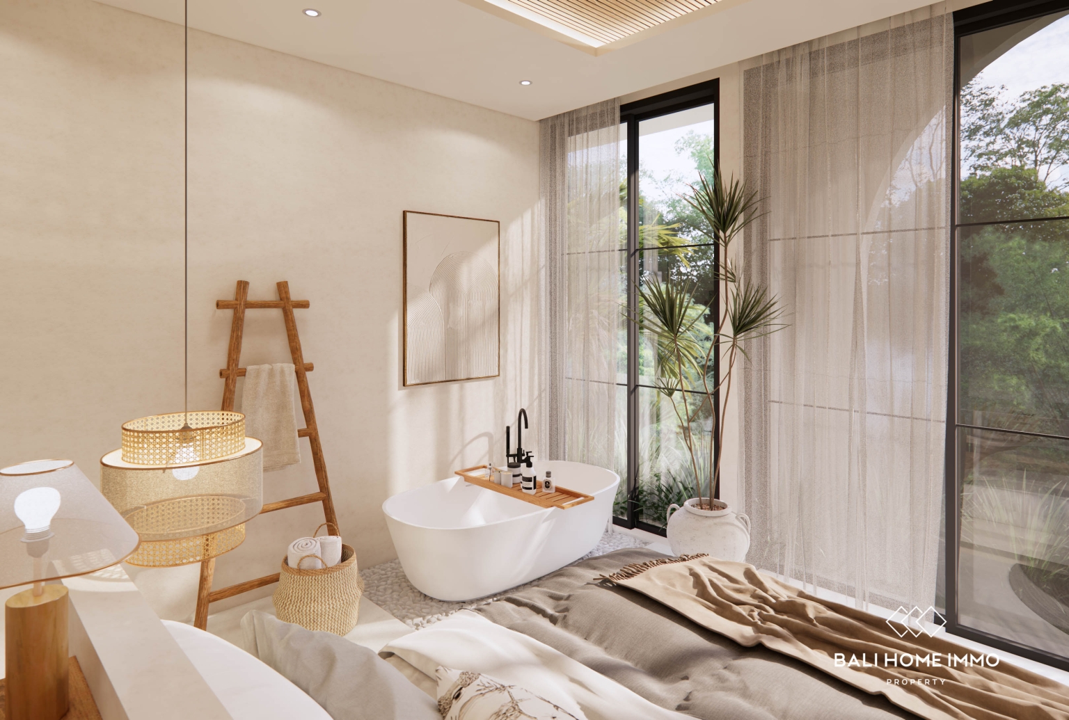 PROPERTI MODERN 1 KAMAR TIDUR DALAM KONDISI OFF-PLAN, DIJUAL DENGAN HAK MILIK SEWA DI PECATU view 10