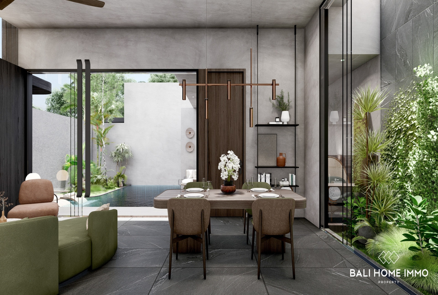 Off-plan 1 Bedroom Modern Villa for Sale in Bali Ungasan view 12