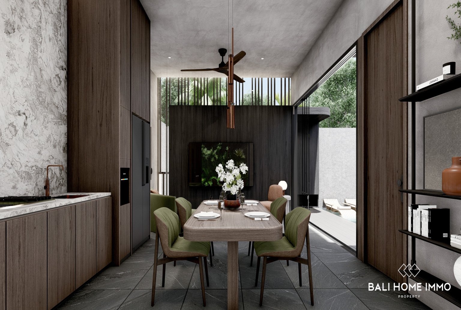 Off-plan 1 Bedroom Modern Villa for Sale in Bali Ungasan view 13