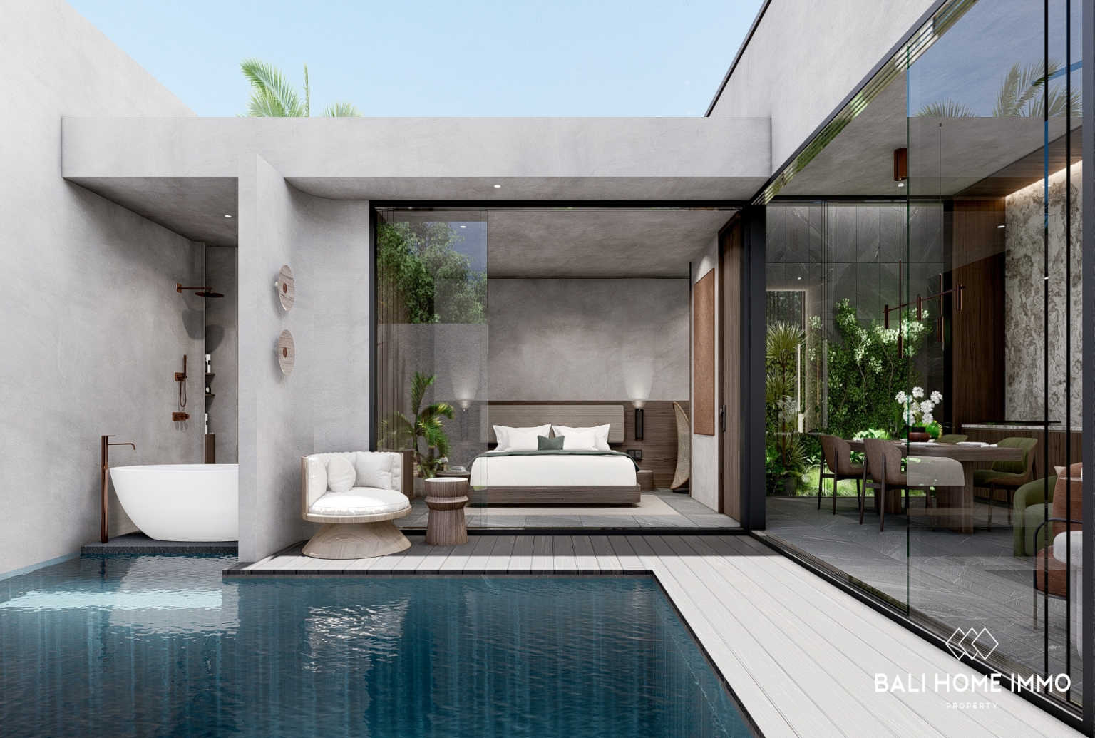 Off-plan 1 Bedroom Modern Villa for Sale in Bali Ungasan view 6