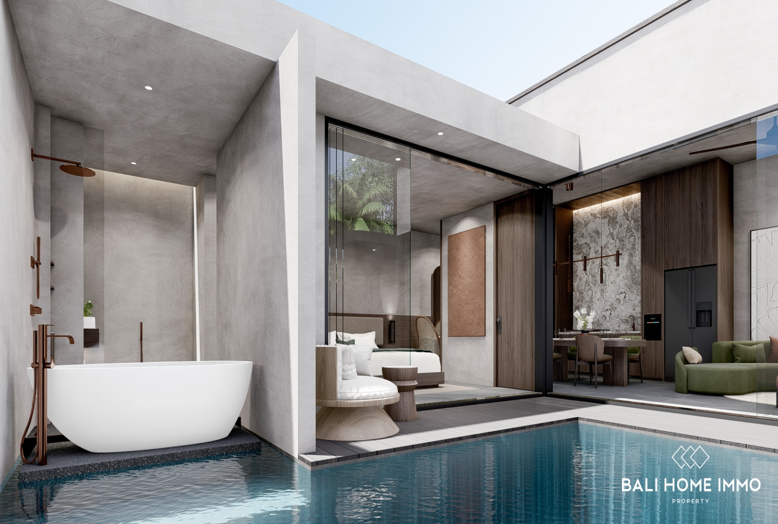 Off-plan 1 Bedroom Modern Villa for Sale in Bali Ungasan view 7