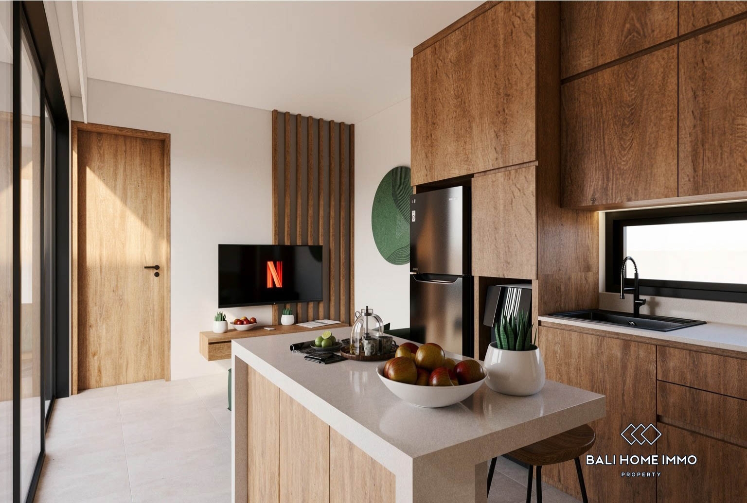 Off-plan 1 Bedroom modern villa for sale in Mas Ubud view 4