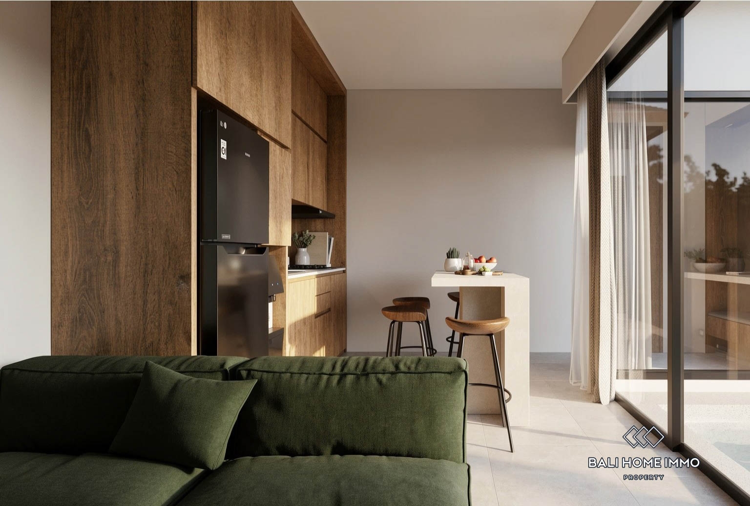 Off-plan 1 Bedroom modern villa for sale in Mas Ubud view 3