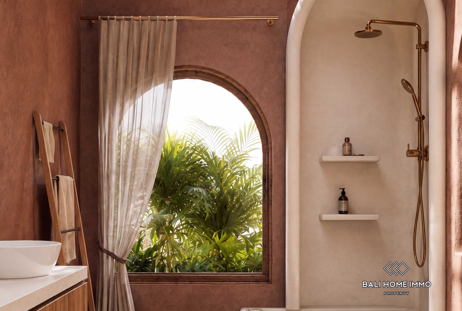 Villa moderne d'une chambre sur plan à vendre en location à Lombok view 10