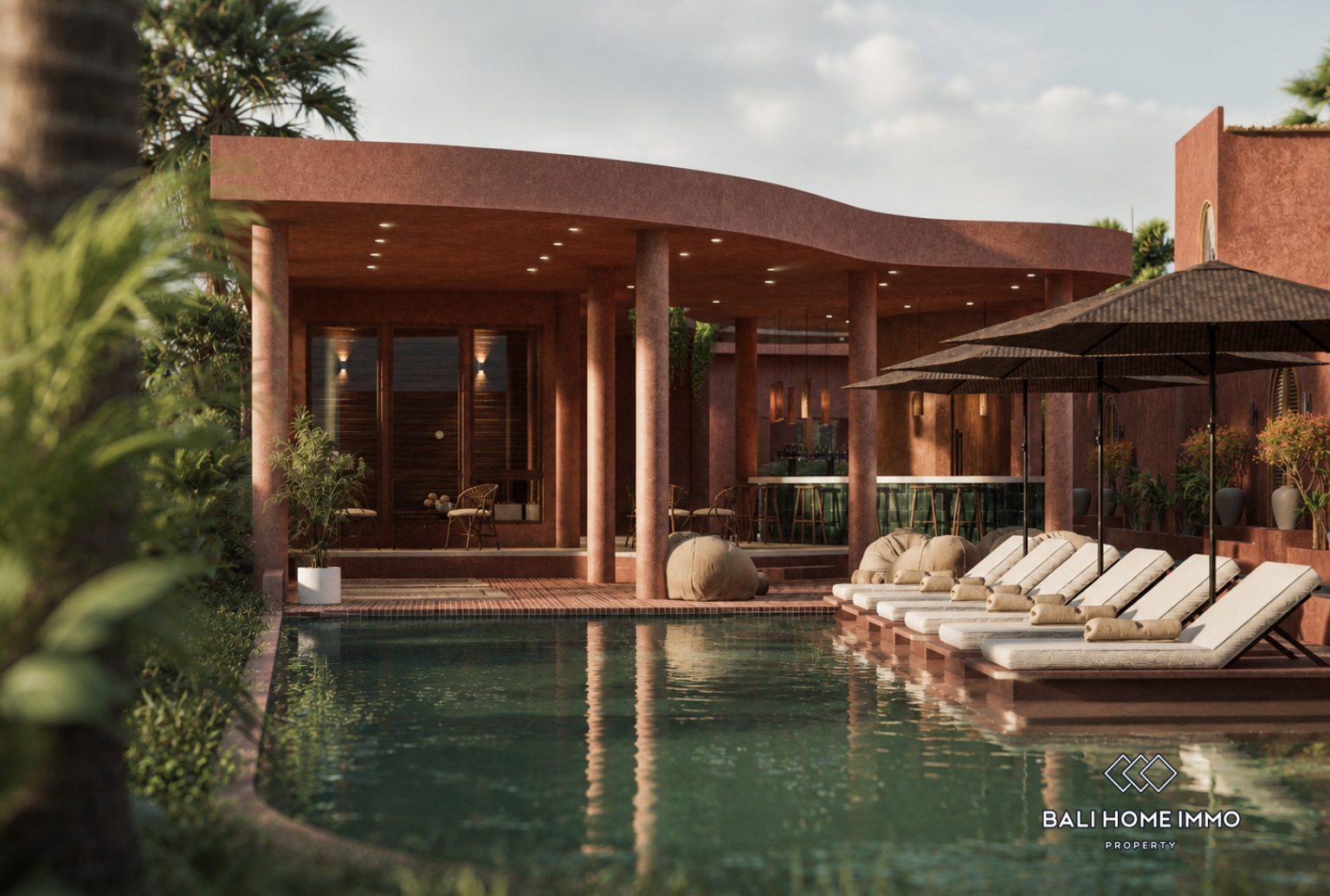 Villa moderne d'une chambre sur plan à vendre en location à Lombok view 16