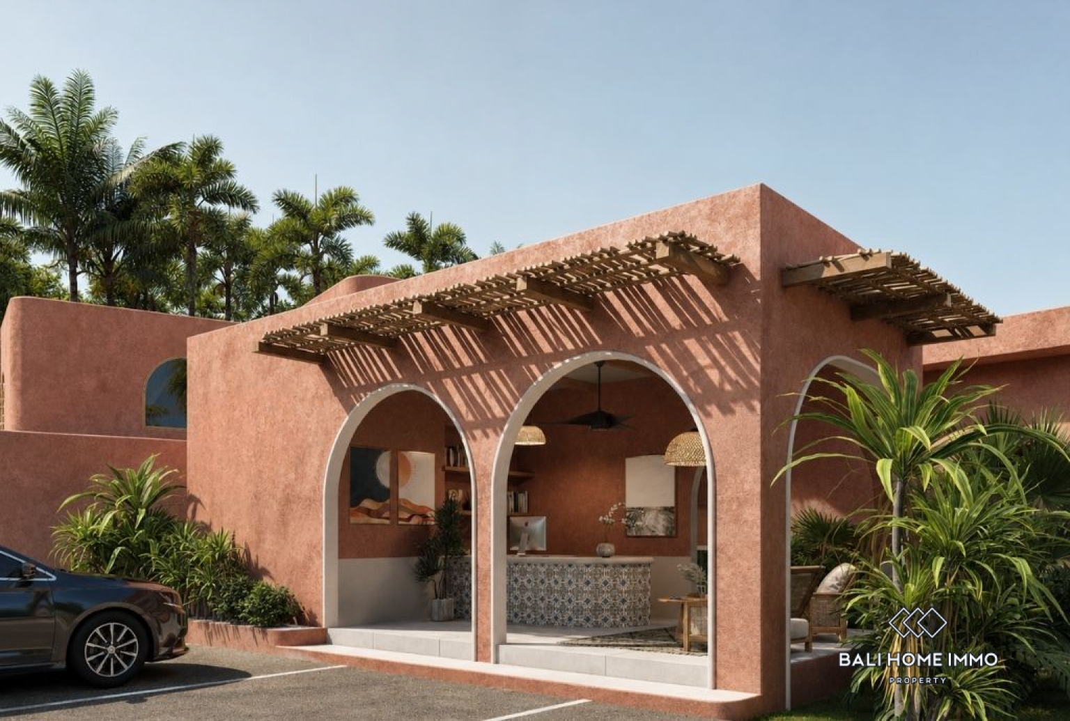 Villa moderne d'une chambre sur plan à vendre en location à Lombok view 24