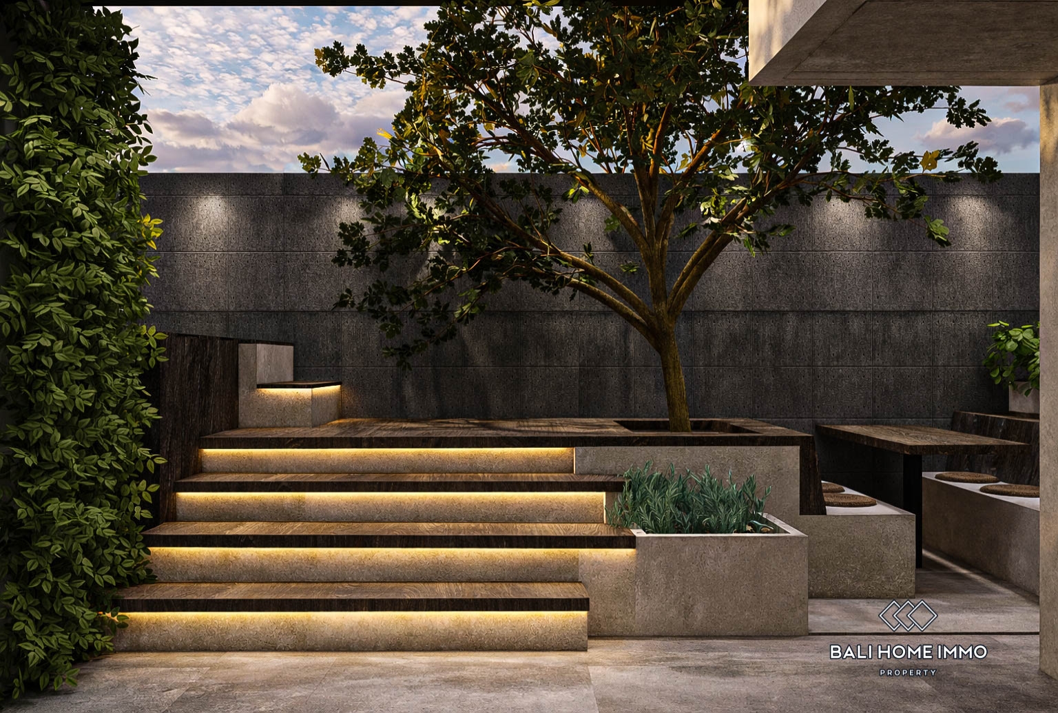 Penthouse 1 chambre sur plan à vendre en bail à Bali Canggu Batu Bolong Echo beach view 8