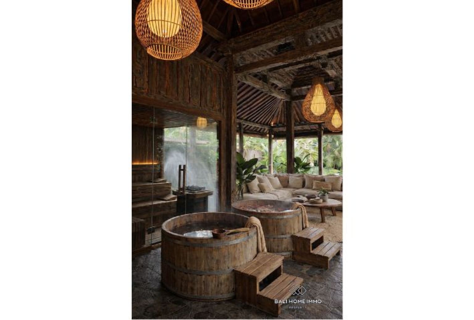Villa sur plan d'une chambre à vendre à Ubud view 3