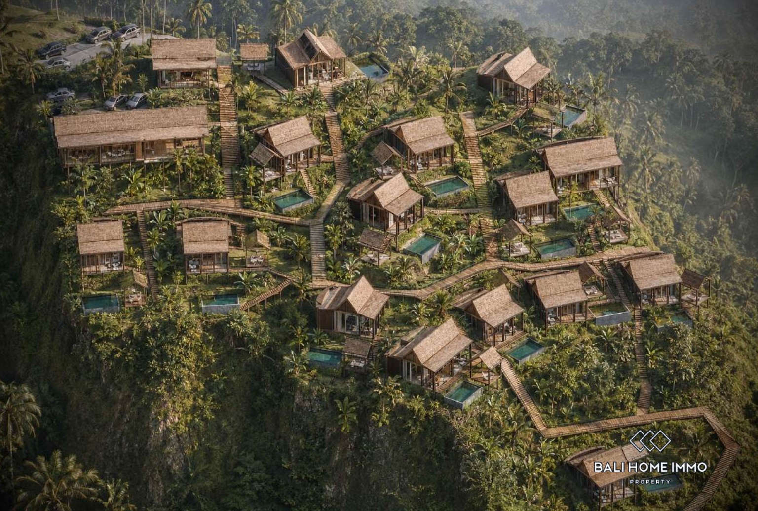 Villa sur plan d'une chambre à vendre à Ubud view 16