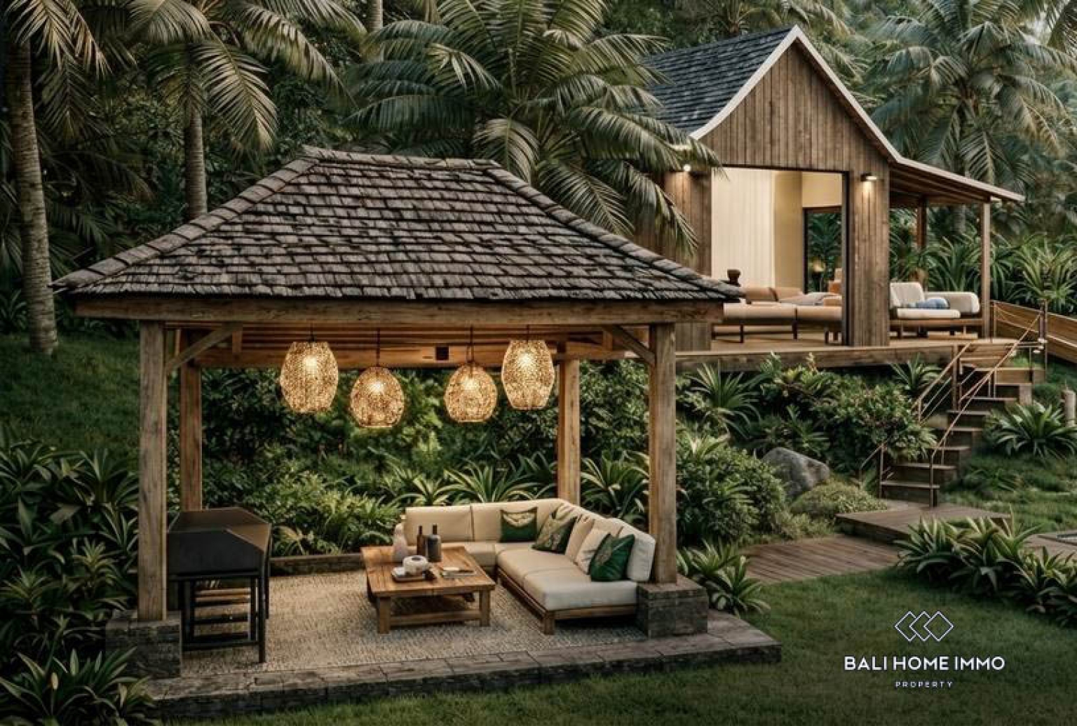 Villa sur plan d'une chambre à vendre à Ubud view 10