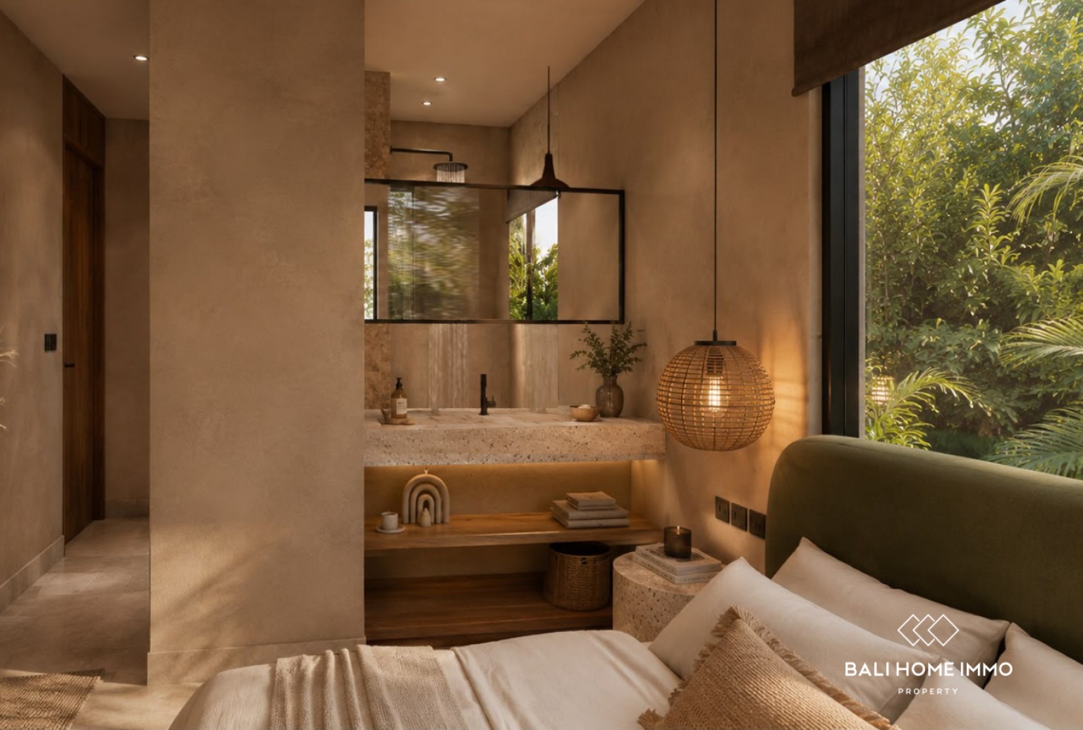 Villa 1 chambre sur plan à vendre en bail emphytéotique près de la plage de Nunggalan view 5