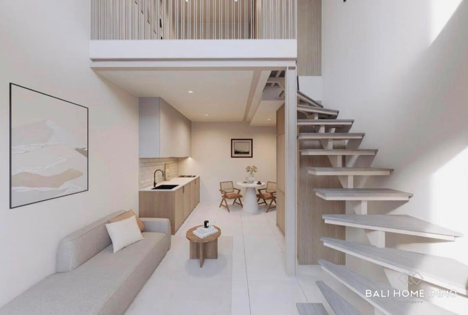 VILLA DE 1 CHAMBRE À VENDRE SUR PLAN, EN PROPRIÉTÉ À BÉNÉFICE D'USAGE ET À LOUER À BALANGAN view 3