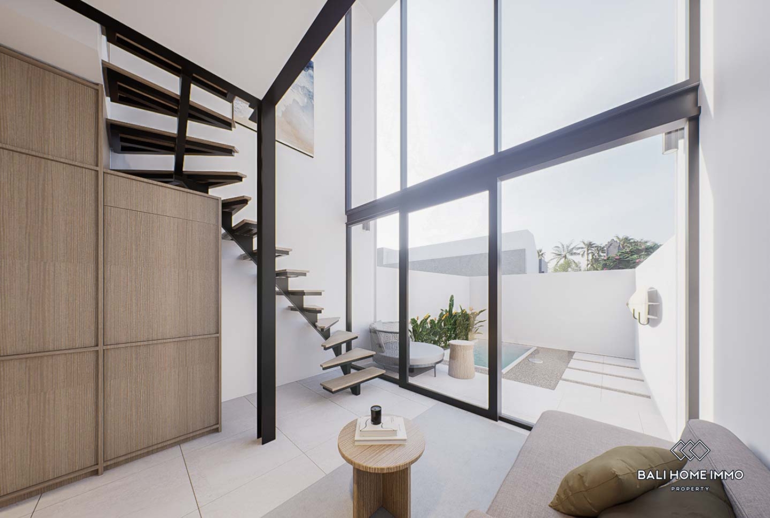 Off-plan 1 Bedroom villa inside of a villa complex for sale leasehold in Bali Cemagi view 2